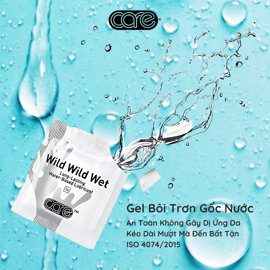 Alternative view of Gel bôi trơn CARE gốc nước Wild Wild Wet