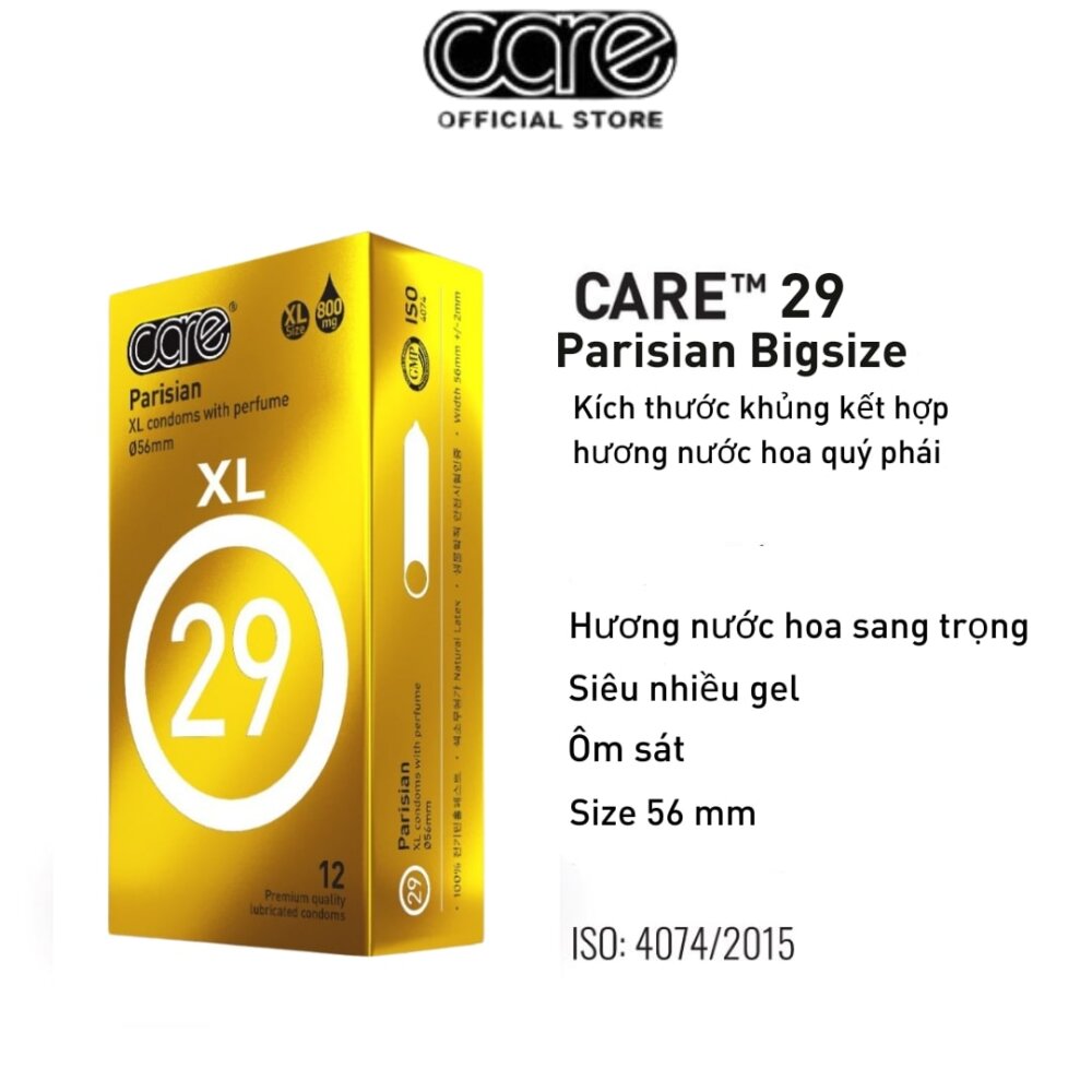 Bao Cao Su Bigsize Parisian CARE 29 hộp 3 bcs - Ảnh 5