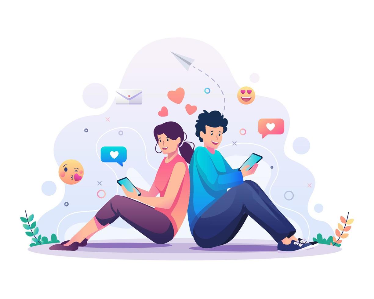 Người yêu ít nhắn tin